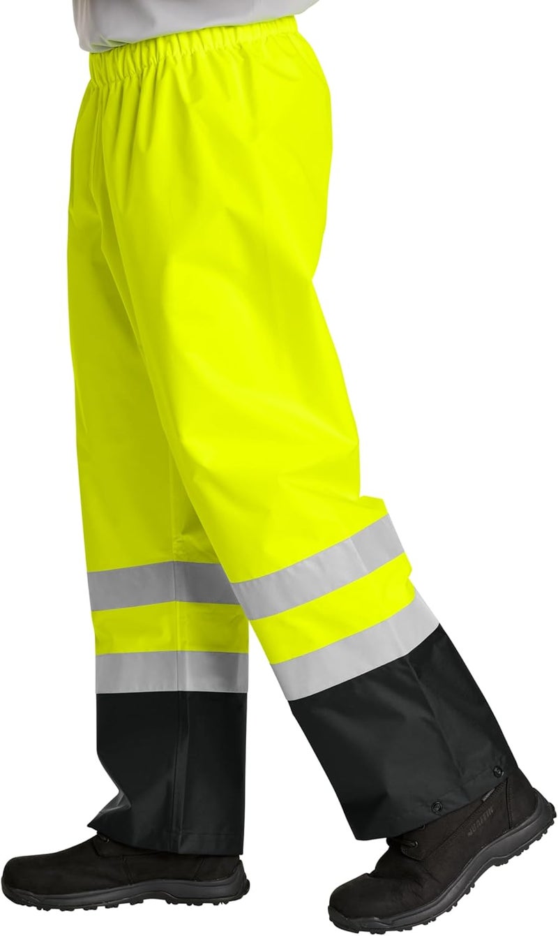 Cornerstone Unisex ANSI Class E Pull-On Rain Pant | Lightweight Reflective Work Pants for Men & Women, Fully Seam Sealed - Image 2